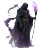 Fantasy Death Mage Vinyl Car Decal Sticker – Waterproof & UV-Resistant 8"