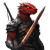 Rogue Dragonborn Warrior Vinyl Car Decal Sticker – Waterproof & UV-Resistant 8"