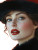 Elegant Woman Portrait V26 Vinyl Car Decal Sticker – Waterproof & UV-Resistant 8"