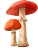 Cartoon Forest Mushrooms Vinyl Car Decal Sticker – Waterproof & UV-Resistant 8"
