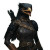 Feathered Rogue Vinyl Car Decal Sticker – Waterproof & UV-Resistant 8"