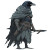Raven Humanoid Vinyl Car Decal Sticker – Waterproof & UV-Resistant 8"