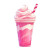 Pink Shake Vinyl Car Decal Sticker – Waterproof & UV-Resistant 8"