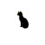 Black Cat Moon V6 Vinyl Car Decal Sticker – Waterproof & UV-Resistant 8"