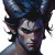Sinister Tiefling Portrait Vinyl Car Decal Sticker – Waterproof & UV-Resistant 8"