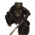 Frog Warrior V5 Vinyl Car Decal Sticker – Waterproof & UV-Resistant 8"