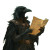 Crow-Headed Cityguide Vinyl Car Decal Sticker – Waterproof & UV-Resistant 8"