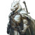 White Dragonborne Rogue Vinyl Car Decal Sticker – Waterproof & UV-Resistant 8"