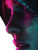 Futuristic Hacker Portrait Vinyl Car Decal Sticker – Waterproof & UV-Resistant 8"
