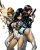 Spy Angels Trio Vinyl Car Decal Sticker – Waterproof & UV-Resistant 8"
