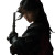 Beautiful Swordswoman Vinyl Car Decal Sticker – Waterproof & UV-Resistant 8"