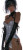 Leather Waifu Pose Vinyl Car Decal Sticker – Waterproof & UV-Resistant 8"