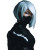 Latex Suit Woman V2 Vinyl Car Decal Sticker – Waterproof & UV-Resistant 8"
