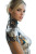 Elegant Cyborg Female Vinyl Car Decal Sticker – Waterproof & UV-Resistant 8"