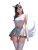 Ahri Illustration V3 Vinyl Car Decal Sticker – Waterproof & UV-Resistant 8"