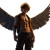 Angel Twink Adventurer Vinyl Car Decal Sticker – Waterproof & UV-Resistant 8"