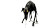 Ghostly Skeletal Dog Vinyl Car Decal Sticker – Waterproof & UV-Resistant 8"