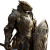 Dragonborn Paladin Knight Vinyl Car Decal Sticker – Waterproof & UV-Resistant 8"