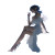 Elf Girl Smoking Vinyl Car Decal Sticker – Waterproof & UV-Resistant 8"
