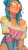 Cyberpunk Anime Girl V27 Vinyl Car Decal Sticker – Waterproof & UV-Resistant 8"