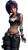 Cyberpunk Anime Girl V30 Vinyl Car Decal Sticker – Waterproof & UV-Resistant 8"
