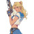Cyberpunk Sailor Moon V3 Vinyl Car Decal Sticker – Waterproof & UV-Resistant 8"