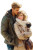 Romantic Winter Walk Vinyl Car Decal Sticker – Waterproof & UV-Resistant 8"