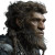 Neanderthal Portrait Vinyl Car Decal Sticker – Waterproof & UV-Resistant 8"