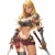 Anime Female Swordsman Vinyl Car Decal Sticker – Waterproof & UV-Resistant 8"