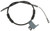 Raybestos Parking Brake Cable | Fits Various 1994-1998 Jeep Grand Cherokees | OE Replacement