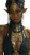 Dark-Skinned Elven Female Vinyl Car Decal Sticker – Waterproof & UV-Resistant 8"
