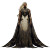 Mystical Noblewoman Bodybuilder V2 Vinyl Car Decal Sticker – Waterproof & UV-Resistant 8"