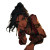 Saucy Barmaid Portrait Vinyl Car Decal Sticker – Waterproof & UV-Resistant 8"