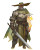 Reborn Paladin Portrait Vinyl Car Decal Sticker – Waterproof & UV-Resistant 8"