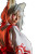 狐耳の巫女 Vinyl Car Decal Sticker – Waterproof & UV-Resistant 8"