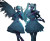 Kawai Angels Vinyl Car Decal Sticker – Waterproof & UV-Resistant 8"