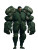 Bulky Sci-Fi Armor Vinyl Car Decal Sticker – Waterproof & UV-Resistant 8"