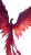 Majestic Fire Phoenix Vinyl Car Decal Sticker – Waterproof & UV-Resistant 8"