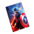 Captain America Sleeves Vinyl Car Decal Sticker – Waterproof & UV-Resistant 8"