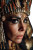 Cleopatra Portrait Vinyl Car Decal Sticker – Waterproof & UV-Resistant 8"