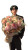 Handsome Man With Flowers Vinyl Car Decal Sticker – Waterproof & UV-Resistant 8"