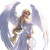 Angelic Beauty Vinyl Car Decal Sticker – Waterproof & UV-Resistant 8"