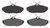 Raybestos Brakes Brake Pad | Lincoln Mark VIII Ford Thunderbird Mercury Cougar 1993-1998 | Quiet, Superior Stopping Power