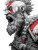 Gritty Barbarian Sketch Vinyl Car Decal Sticker – Waterproof & UV-Resistant 8"