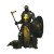 Sacred Knight Vinyl Car Decal Sticker – Waterproof & UV-Resistant 8"