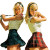Blonde Elf Golfers V4 Vinyl Car Decal Sticker – Waterproof & UV-Resistant 8"