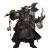 Three-Armed Orc Alchemist Vinyl Car Decal Sticker – Waterproof & UV-Resistant 8"