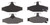 Fits 1984-1987 Chevrolet Corvette Raybestos Brakes Brake Pad PGD295M Element3; OE Replacement; Metallic
