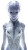 Extraterrestrial Female V2 Vinyl Car Decal Sticker – Waterproof & UV-Resistant 8"