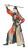 Tang Dynasty Warrior Vinyl Car Decal Sticker – Waterproof & UV-Resistant 8"